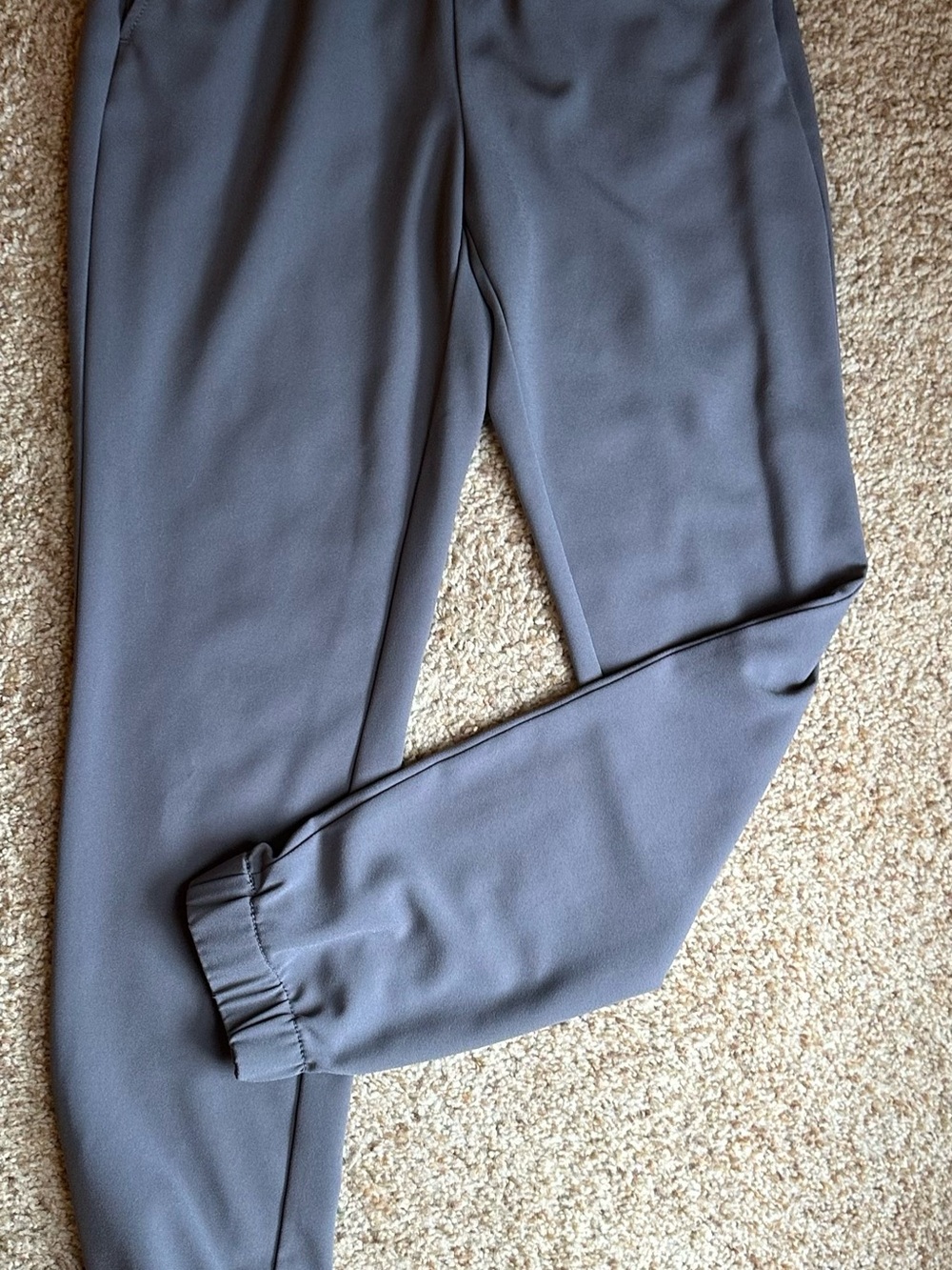 Banana Republic Gray Elastic Hem Jogger Trousers